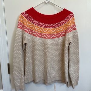 Gap Fair Isle Sweater - EUC - Size M
